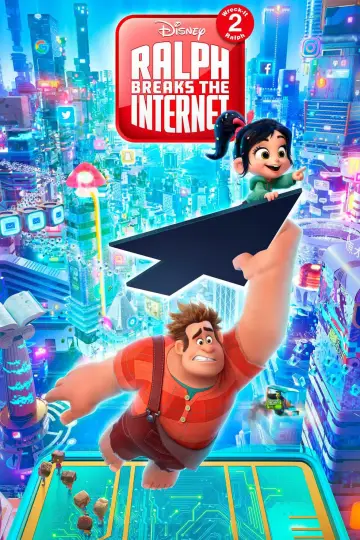 Plakat do filmu "Ralph Demolka w internecie" #40241