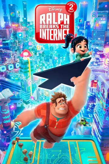 Plakat do filmu "Ralph Demolka w internecie" #40245