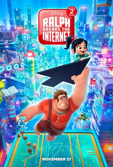 Plakat do filmu "Ralph Demolka w internecie" #40247