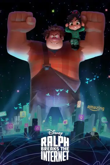 Plakat do filmu "Ralph Demolka w internecie" #40260
