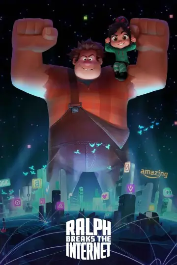 Plakat do filmu "Ralph Demolka w internecie" #40262