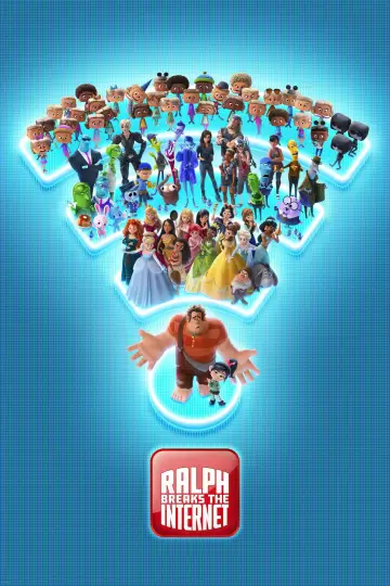 Plakat do filmu "Ralph Demolka w internecie" #40267