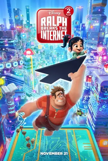 Plakat do filmu "Ralph Demolka w internecie" #40273