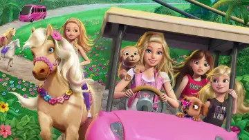 Zasłona do filmu "Barbie i siostry na tropie piesków" #360140