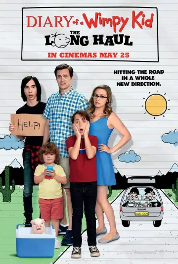 Plakat do filmu "Dziennik cwaniaczka: Droga przez mękę" #336150