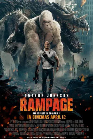 Plakat do filmu "Rampage: Dzika Furia" #312636