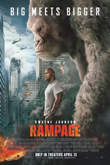 Plakat do filmu "Rampage: Dzika Furia" #312660