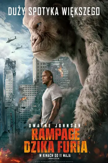 Plakat do filmu "Rampage: Dzika Furia" #598905