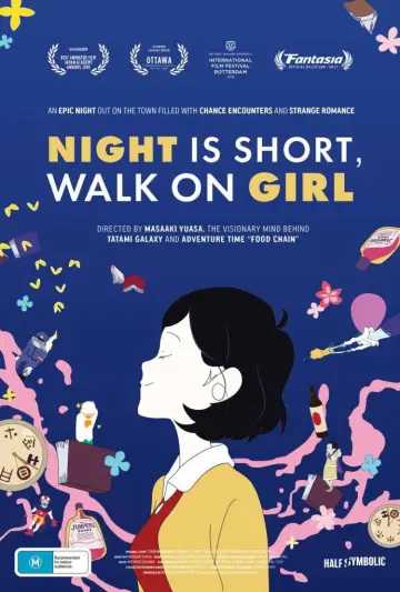 Plakat do filmu "夜は短し歩けよ乙女" #811730