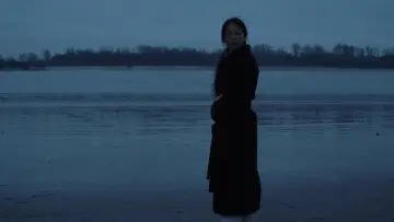 Zasłona do filmu "Samotnie na plaży pod wieczór" #1038810
