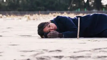 Zasłona do filmu "Samotnie na plaży pod wieczór" #400065