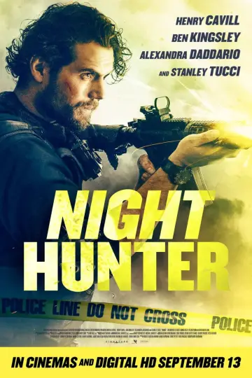 Plakat do filmu "Nocny myśliwy" #105456