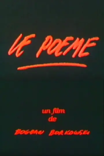 Le poème plakat
