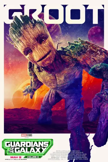 Plakat do filmu "Strażnicy Galaktyki: Volume 3" #3822