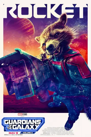Plakat do filmu "Strażnicy Galaktyki: Volume 3" #3824