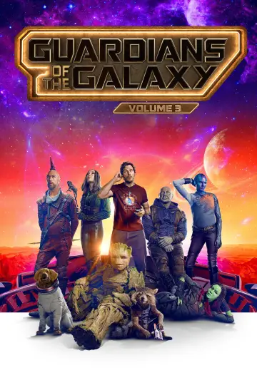 Plakat do filmu "Strażnicy Galaktyki: Volume 3" #560517