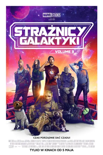 Plakat do filmu "Strażnicy Galaktyki: Volume 3" #560534