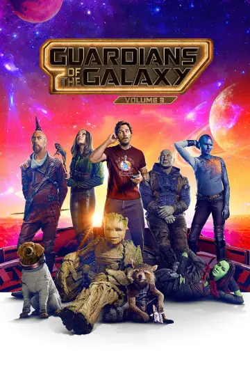 Plakat do filmu "Strażnicy Galaktyki: Volume 3" #560556
