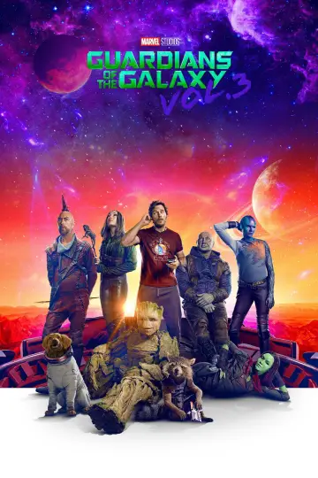 Plakat do filmu "Strażnicy Galaktyki: Volume 3" #560596
