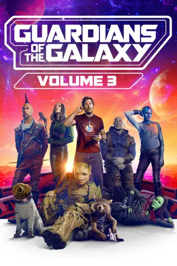 Plakat do filmu "Strażnicy Galaktyki: Volume 3" #798728