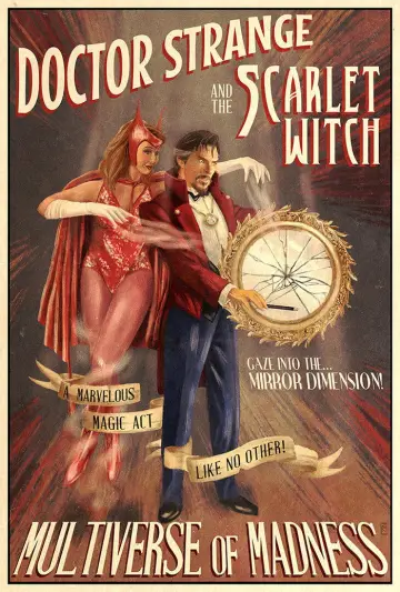 Plakat do filmu "Doktor Strange w multiwersum obłędu" #1206333