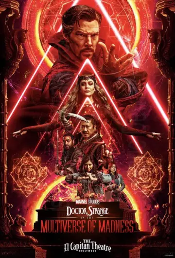 Plakat do filmu "Doktor Strange w multiwersum obłędu" #5446