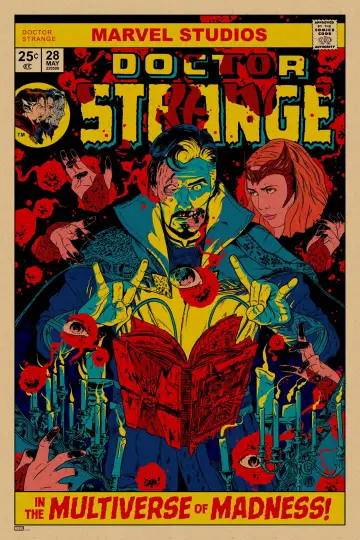 Plakat do filmu "Doktor Strange w multiwersum obłędu" #5504