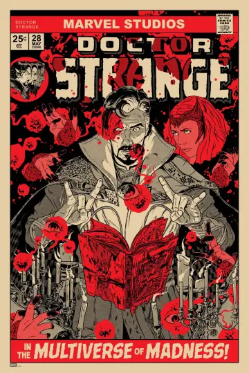 Plakat do filmu "Doktor Strange w multiwersum obłędu" #5505