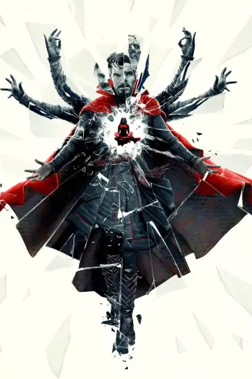 Plakat do filmu "Doktor Strange w multiwersum obłędu" #558196