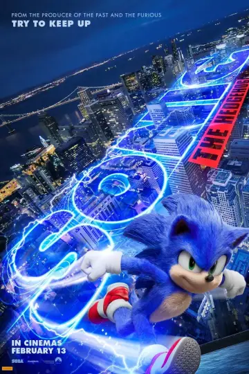 Plakat do filmu "Sonic. Szybki jak błyskawica" #223941