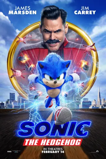 Plakat do filmu "Sonic. Szybki jak błyskawica" #223942