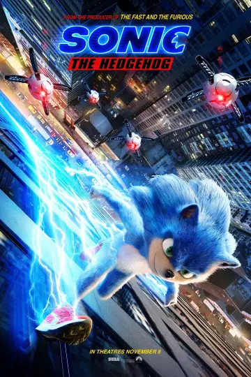 Plakat do filmu "Sonic. Szybki jak błyskawica" #223944