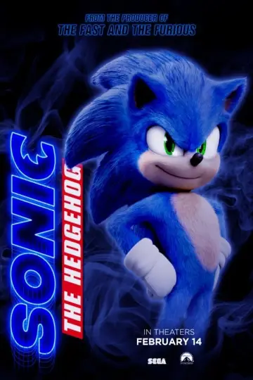 Plakat do filmu "Sonic. Szybki jak błyskawica" #223950
