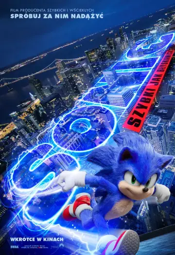 Plakat do filmu "Sonic. Szybki jak błyskawica" #596678
