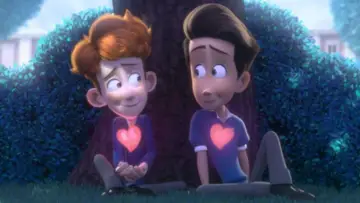 Zasłona do filmu "In a Heartbeat" #180015