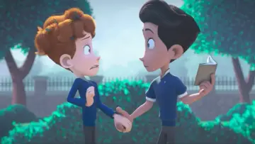 Zasłona do filmu "In a Heartbeat" #180018