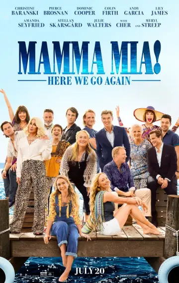 Plakat do filmu "Mamma Mia! Here We Go Again" #106505