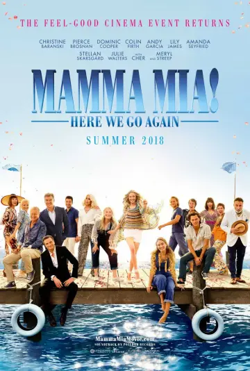 Plakat do filmu "Mamma Mia! Here We Go Again" #788110