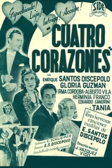 Plakat do filmu "Cuatro corazones" #1188067
