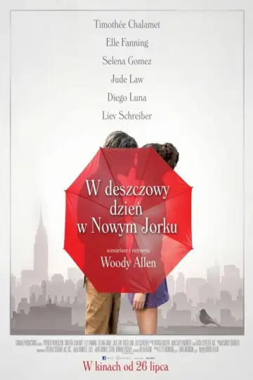 W deszczowy dzień w Nowym Jorku
