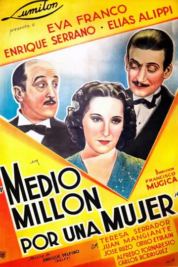 Medio millón por una mujer plakat