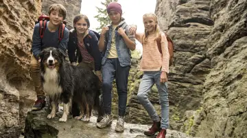Zasłona do filmu "Fünf Freunde und das Tal der Dinosaurier" #1873279