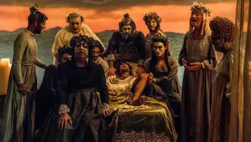 Zasłona do filmu "Neapol spowity tajemnicą" #298222