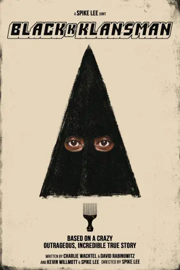Plakat do filmu "Czarne Bractwo. BlacKkKlansman" #1579415
