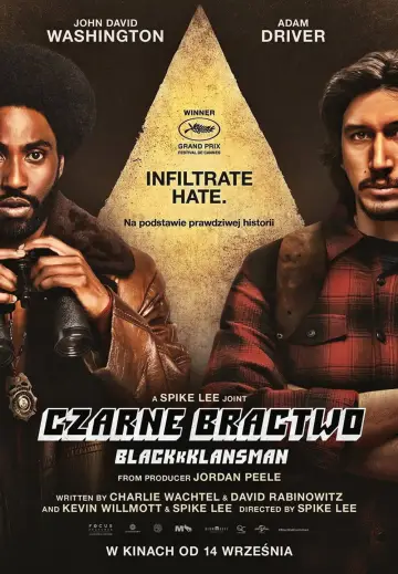 Czarne Bractwo. BlacKkKlansman