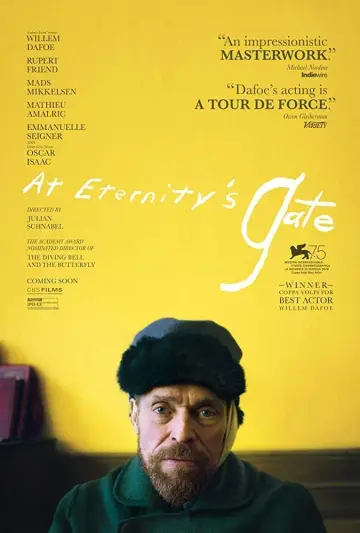 Plakat do filmu "Van Gogh. U bram wieczności" #104976