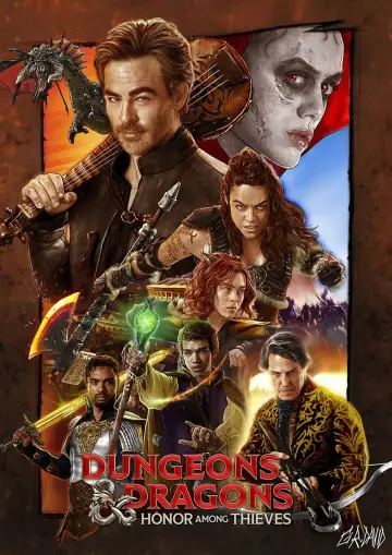 Plakat do filmu "Dungeons & Dragons: Złodziejski honor" #8794