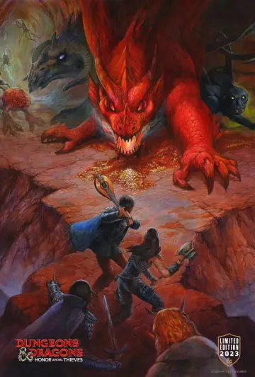 Plakat do filmu "Dungeons & Dragons: Złodziejski honor" #8795