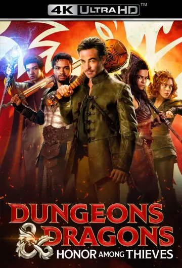 Plakat do filmu "Dungeons & Dragons: Złodziejski honor" #8806