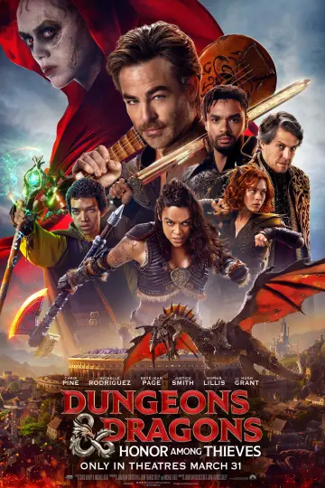 Plakat do filmu "Dungeons & Dragons: Złodziejski honor" #8826
